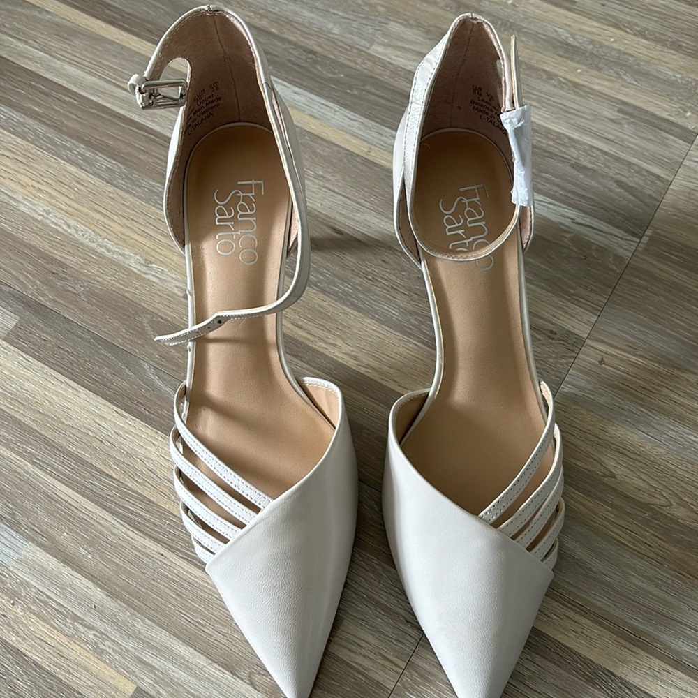 Franco Sarto ankle strap heels 8